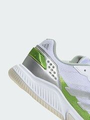 adidas White Courtquick Padel Shoes - Image 4 of 4