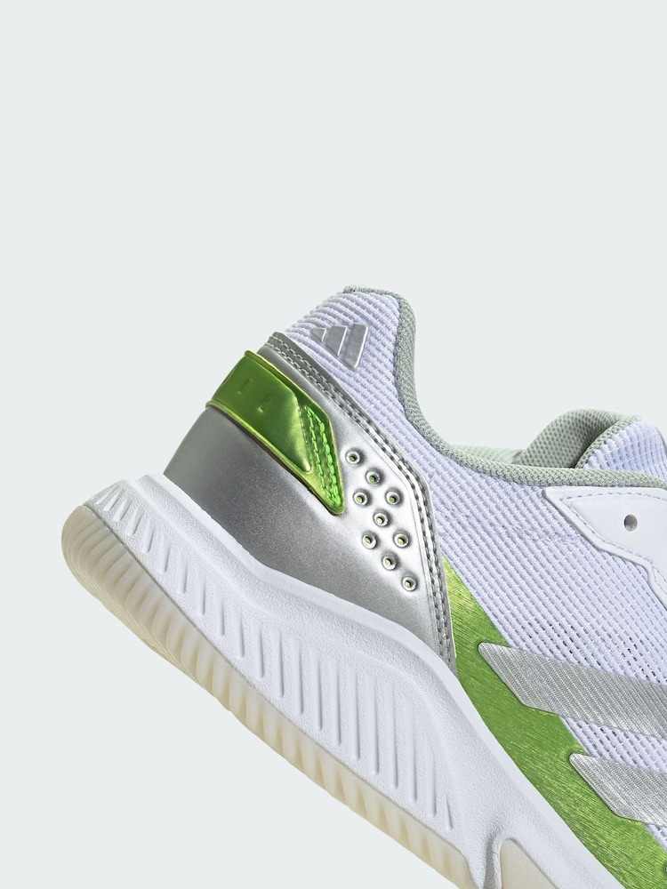 adidas White Courtquick Padel Shoes - Image 4 of 4 adidas White Courtquick Padel Shoes - Image 4 of 4