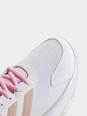 adidas White Courtjam Control 3 Tennis Shoes - Image 3 of 4