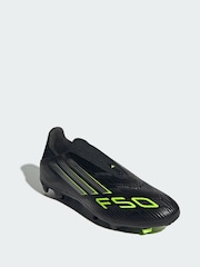 adidas Black F50 League Laceless Firm/Multi-Ground Boots - Image 1 of 4