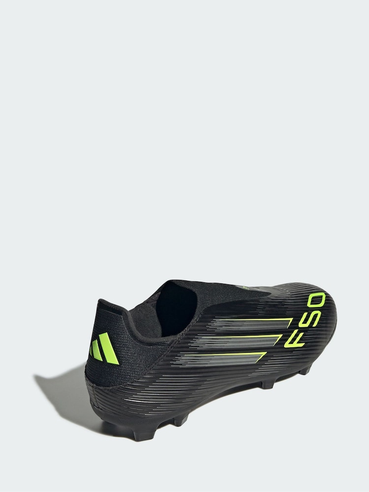 adidas Black F50 League Laceless Firm/Multi-Ground Boots - Image 2 of 4