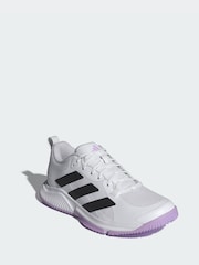 adidas White Court Team Bounce 2.0 Shoes - Image 1 of 4