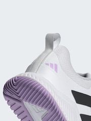 adidas White Court Team Bounce 2.0 Shoes - Image 3 of 4