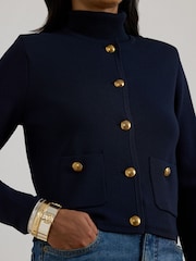 Lauren Ralph Lauren Blue Dathan Blazer - Image 4 of 8