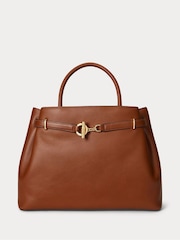 Lauren Ralph Lauren Brown Blake Satchel Leather Bag - Image 1 of 5