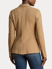 Lauren Ralph Lauren Brown Anfisa Crest Logo Blazer Jacket - Image 9 of 10