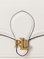 Lauren Ralph Lauren White Bradley Pebbled Leather Cross-Body Bag - Image 3 of 5