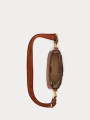 Lauren Ralph Lauren Brown Cameryn Leather Cross-Body Bag - Image 4 of 5