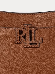 Lauren Ralph Lauren Brown Cameryn Leather Cross-Body Bag - Image 5 of 5
