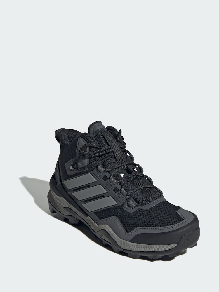 adidas Terrex Black Skychaser Mid GORE-TEX Hiking Trainer - Image 1 of 4 adidas Terrex Black Skychaser Mid GORE-TEX Hiking Trainer - Image 1 of 4