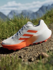 adidas Terrex Grey Agravic 3 Trail Running Shoes - Image 7 of 12