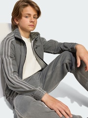 adidas Originals Grey Firebird Track Top Denim - Image 3 of 4