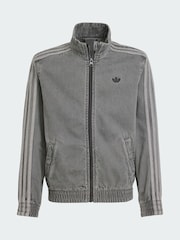 adidas Originals Grey Firebird Track Top Denim - Image 4 of 4