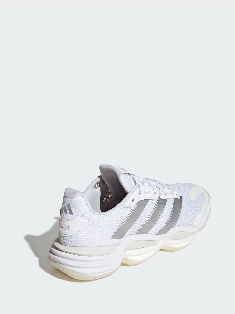 adidas White Stabil 16 Indoor Shoes - Image 2 of 4 adidas White Stabil 16 Indoor Shoes - Image 2 of 4