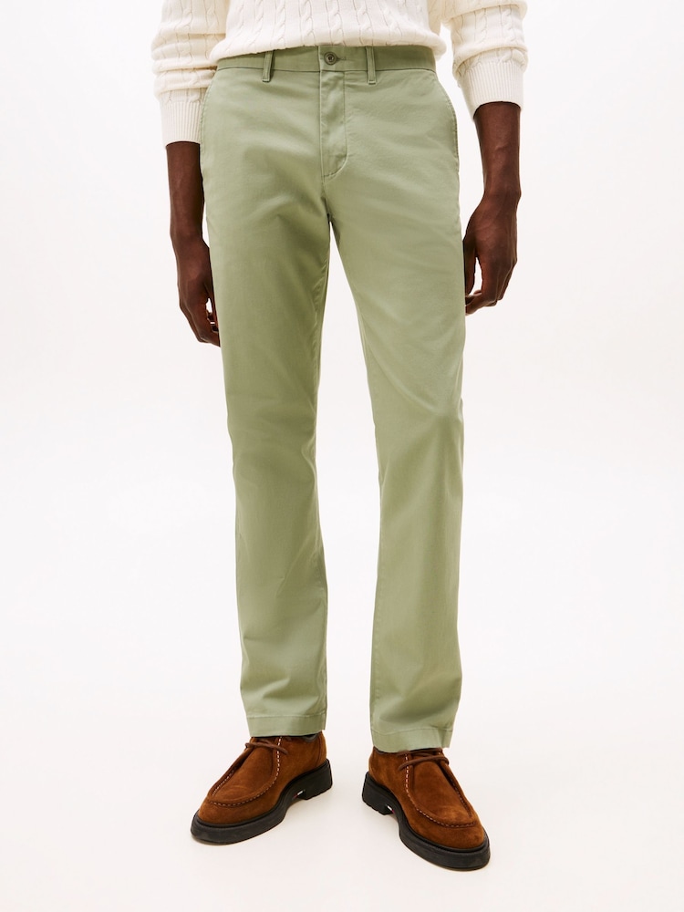 Tommy Hilfiger Green 1985 Denton Straight Leg Chinos - Image 1 of 5 Tommy Hilfiger Green 1985 Denton Straight Leg Chinos - Image 1 of 5