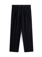 Tommy Hilfiger Blue Smart Casual Relaxed Pressed Crease Trousers - Image 2 of 5