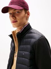 Tommy Hilfiger Black Quilted Zip-Thru Jumper - Image 4 of 5