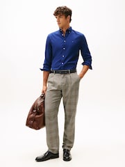Tommy Hilfiger Blue Flex Regular Fit Flannel Shirt - Image 1 of 5