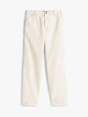 Tommy Hilfiger White Straight Washed Canvas Carpenter Trousers - Image 5 of 5