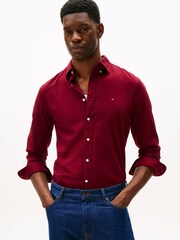 Tommy Hilfiger Red Flex Regular Fit Flannel Shirt - Image 1 of 5