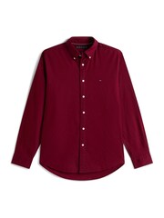 Tommy Hilfiger Red Flex Regular Fit Flannel Shirt - Image 5 of 5