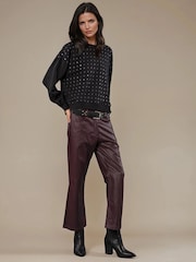 Religion Mila Long Sleeved Top With All Over Sequin Flowers - Slika 1 iz 6