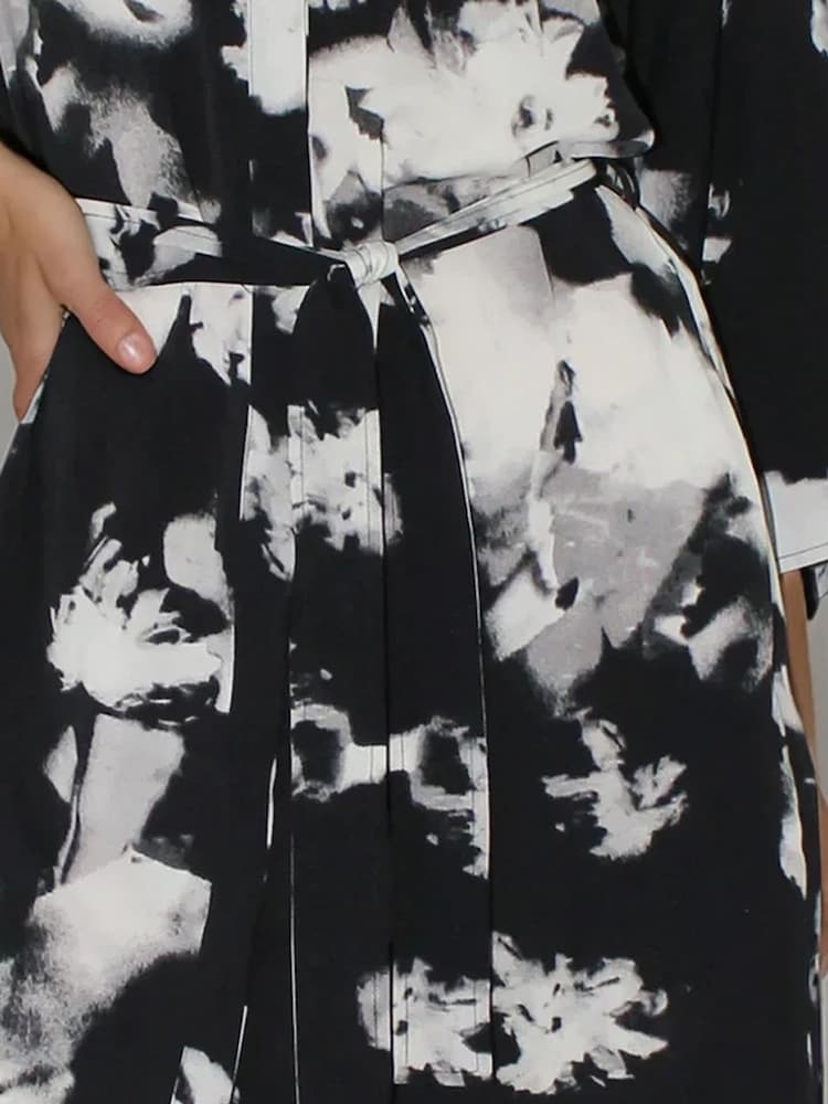 Religion Black Isabel Tunic Shirt Dress With Tie Waist And Pockets - Image 5 of 5