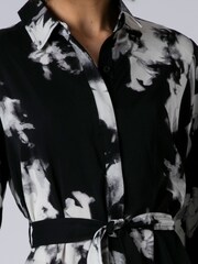 Religion Black Isabel Tunic Shirt Dress With Tie Waist And Pockets - Image 6 of 8