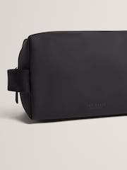 Ted Baker Black Ryon - Rubberised Pu Washbag - Image 2 of 4