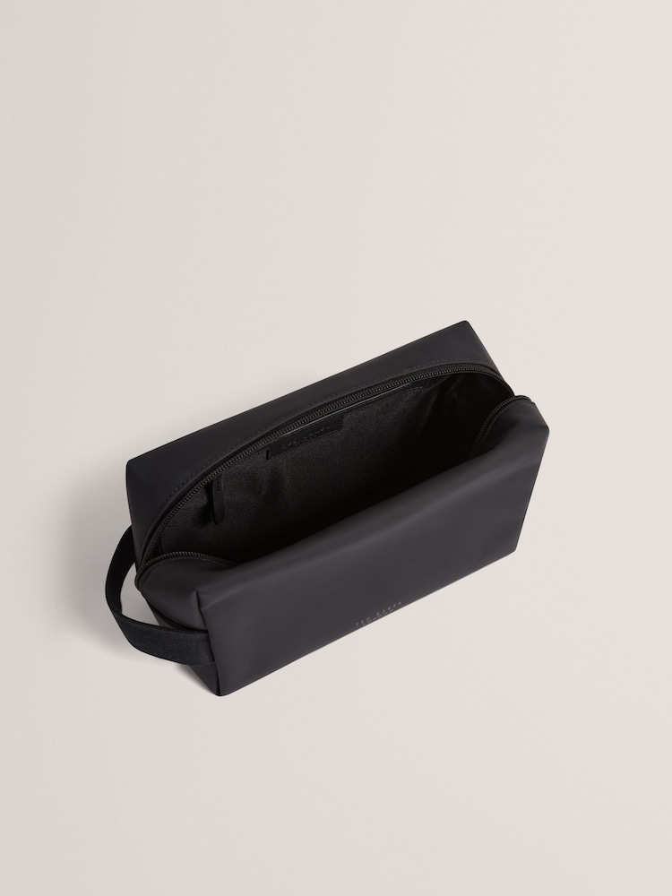Ted Baker Black Ryon - Rubberised Pu Washbag - Image 4 of 4