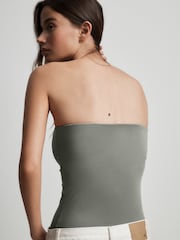Blue Hidden Support Bandeau Bra Top - Image 3 of 8