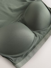Blue Hidden Support Bandeau Bra Top - Image 6 of 8