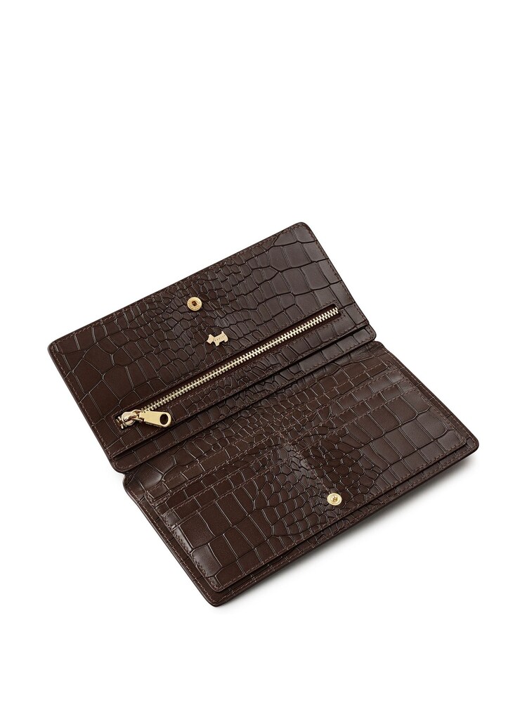 Radley Brown Coin Street Faux Croc Large Bifold Purse - Image 3 of 3