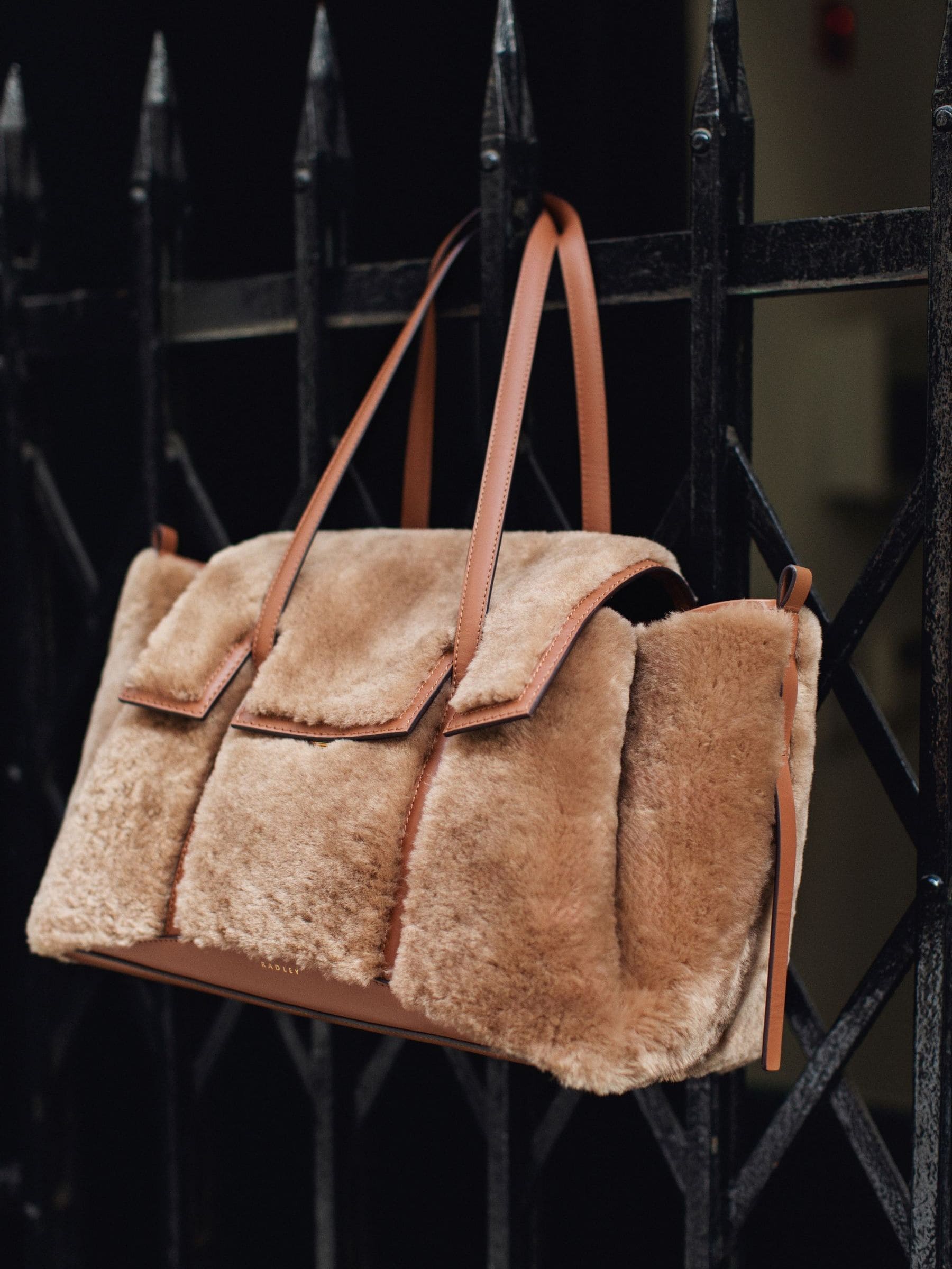 Buy Radley Brown The Chancery Shearling Shoulder Bag from Next USA