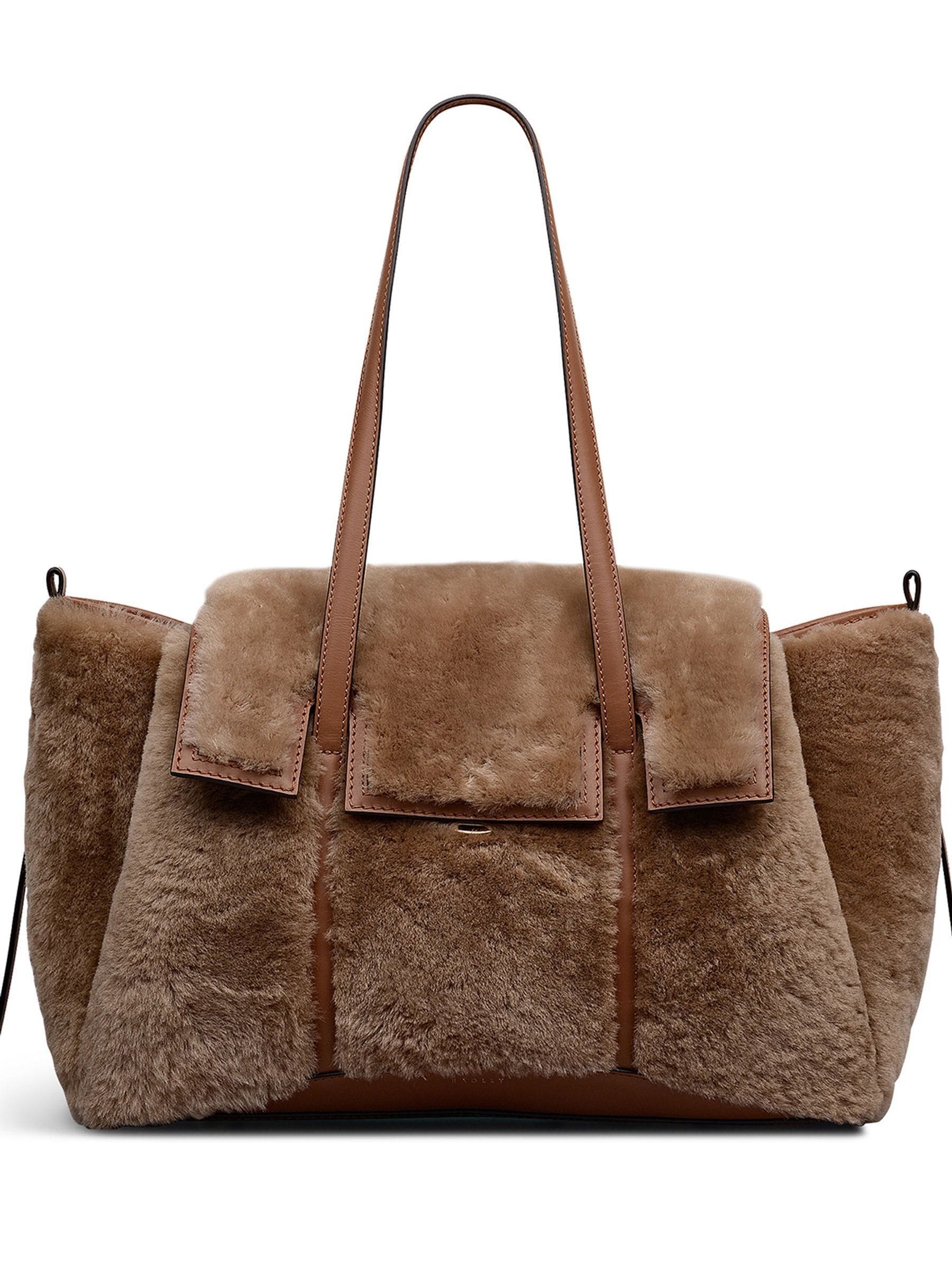 Buy Radley Brown The Chancery Shearling Shoulder Bag from Next USA