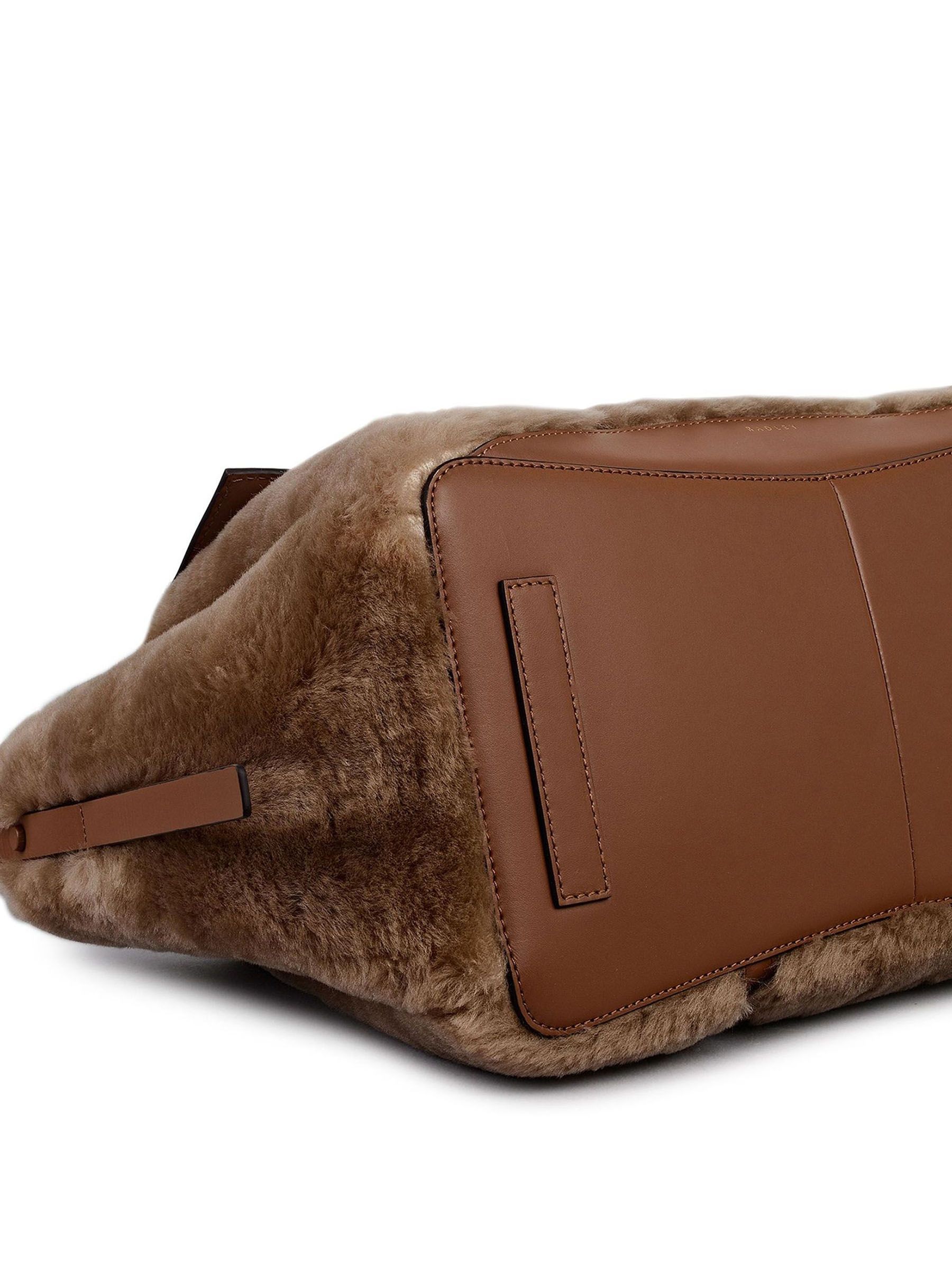 Buy Radley Brown The Chancery Shearling Shoulder Bag from Next USA