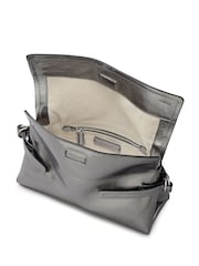 Radley Fleet Street Metallic Medium Flapover Clutch - Image 3 of 6