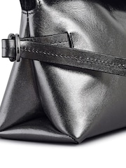 Radley Fleet Street Metallic Medium Flapover Clutch - Image 6 of 6