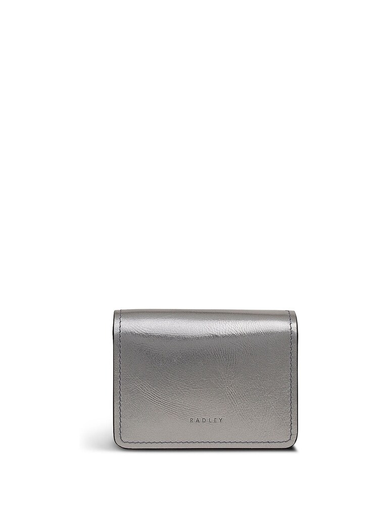 Radley Silver Chester Row Metallic Small Card Holder - Image 1 of 4 Radley Silver Chester Row Metallic Small Card Holder - Image 1 of 4