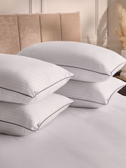 Silentnight Hotel Collection Luxury Piped Pillows 4 Pack - Image 1 of 9