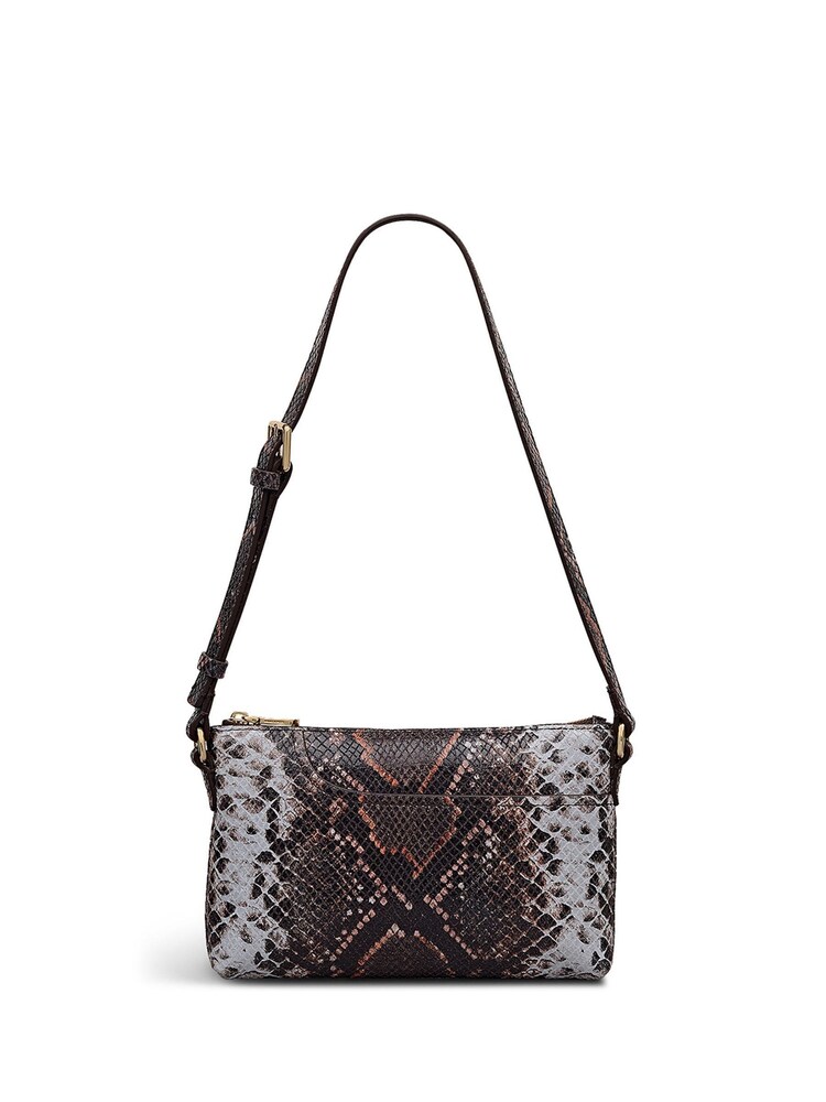 Radley Red Pockets - Faux Snake Mini Ziptop Ew Shoulder Bag - Image 1 of 4 Radley Red Pockets - Faux Snake Mini Ziptop Ew Shoulder Bag - Image 1 of 4