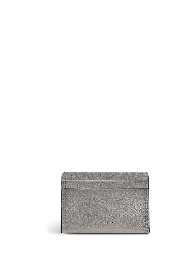 Radley Silver Coin Street Metallic Small Card Holder - Image 1 of 3 Radley Silver Coin Street Metallic Small Card Holder - Image 1 of 3