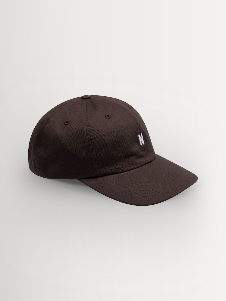 Norse Projects Brown Twill Sports Cap - Image 1 of 4