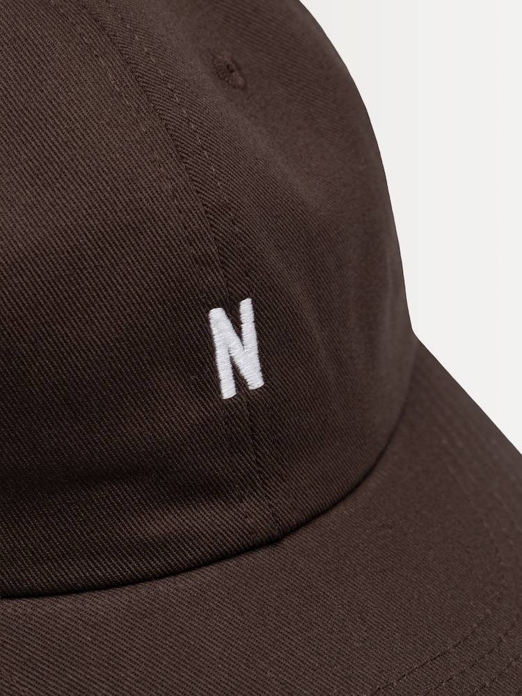 Norse Projects Brown Twill Sports Cap - Image 4 of 4