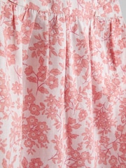 JoJo Maman Bébé Pink Floral Printed Romper - Image 3 of 3