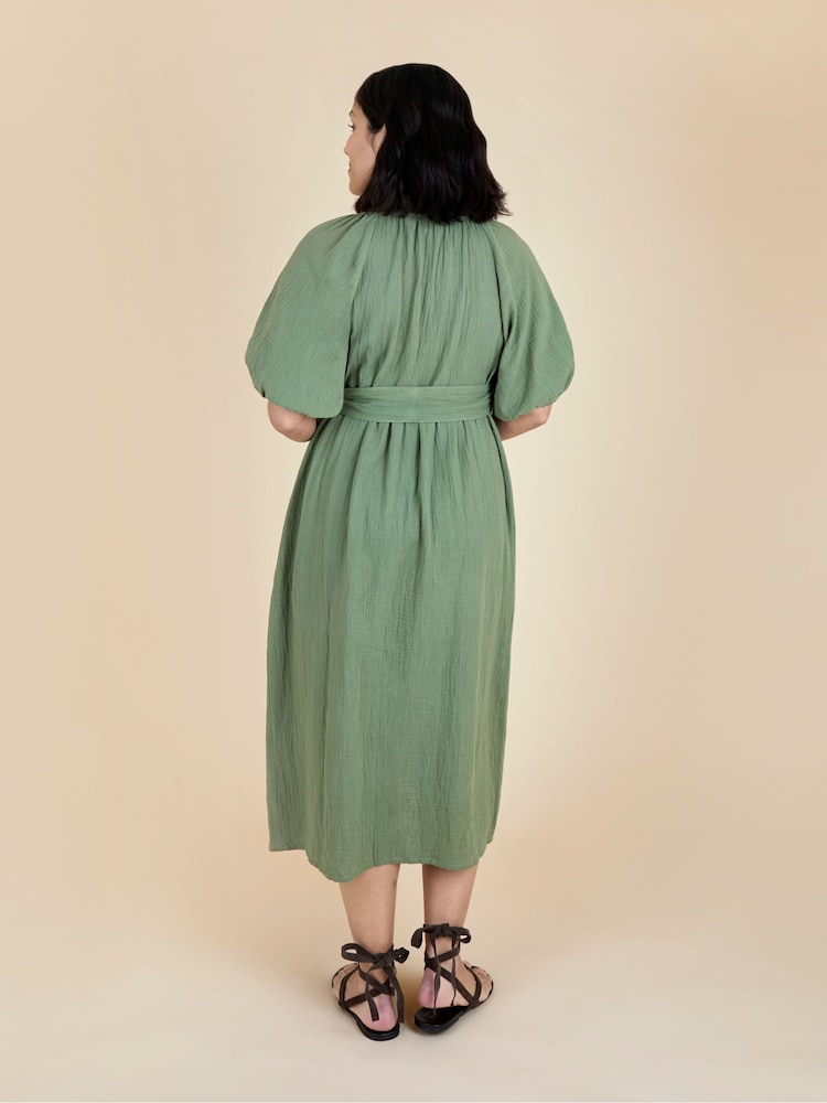 Womens JoJo Maman Bb Green Textured Button Through Maternity Shirt Dress S (US 4-6) Womens JoJo Maman Bb Green Textured Button Through Maternity Shirt Dress S (US 4-6)