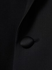 Reiss Black Poker Notch Suit Jacket - Image 6 of 6