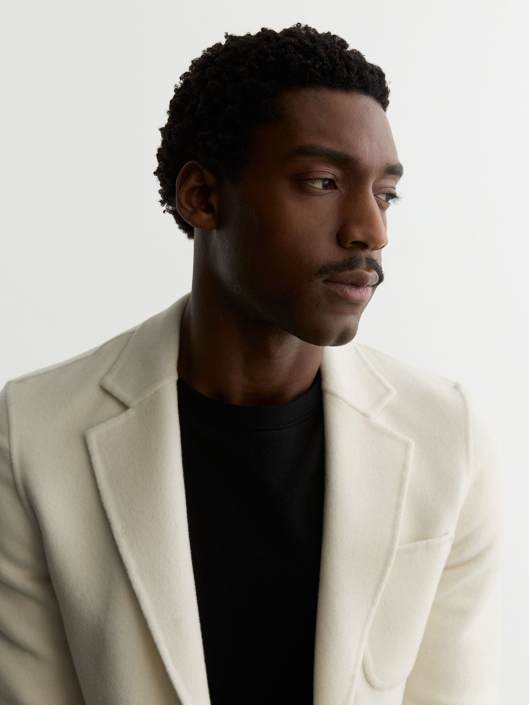 Buy Reiss Off White Joseph Wool-Blend Single-Breasted Blazer