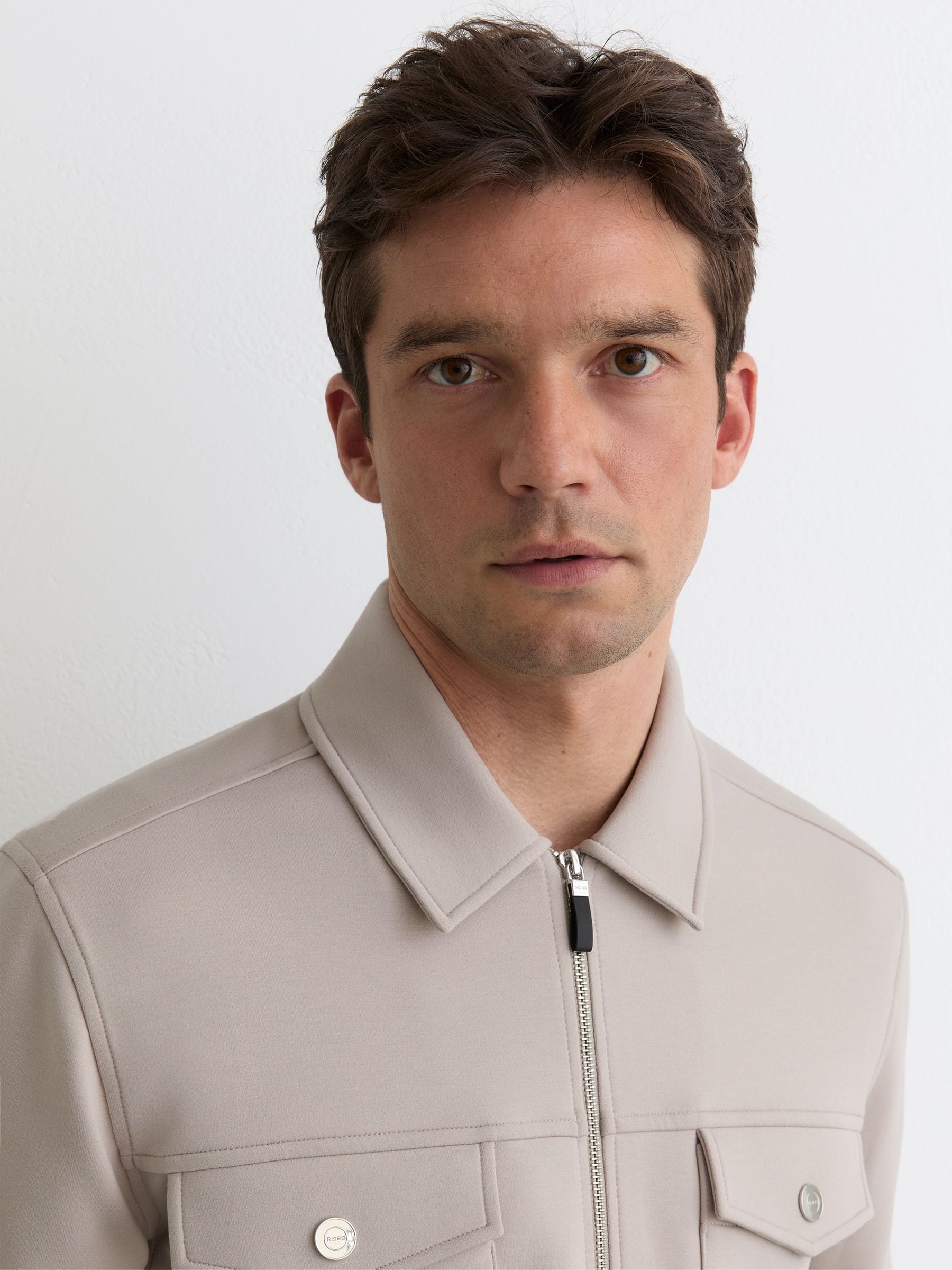 トップス 2012AW STONE  OVER SHIRT JACKET Buy Reiss Stone Medina Premium Interlock Zip-Through Overshirt トップス