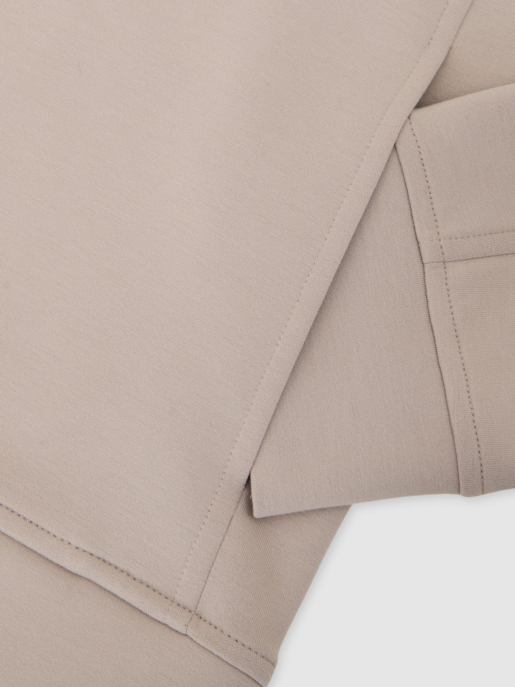 Buy Reiss Stone Medina Premium Interlock Zip-Through Overshirt